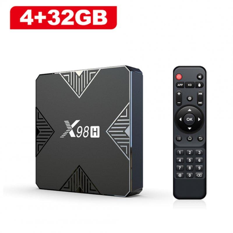 Android TV Boxes | Smart TV Box X98h Android 12 Allwinner H618 Bluetooth 5.0 Wifi 2.4g 5g 4k Media Player Set top Box EU Plug 4+32GB Android TV Boxes Android TV Boxes