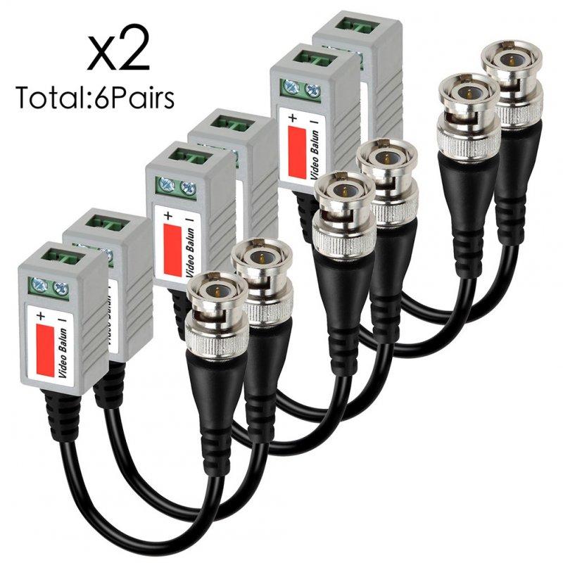 Cables & Connectors | 6 Pairs CCTV BNC Video Balun Transceiver Cable  6 pairs Cables & Connectors 6 pairs