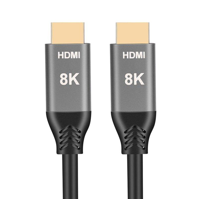 Cables & Connectors | HDMI 2.1 Cable High Speed 8K/60Hz 48Gbps 3D Male to Male HDMI Cable Cord for PS4 HD TV Box Projector Cable 4K 8K HDMI Cable 2.1 1 meter Cables & Connectors 1 meter