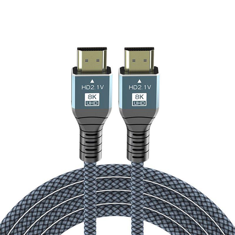 Cables & Connectors | High Definition Cable High-Speed 8K 60HZ 4K 120Hz Gold-Plated Plugs Ethernet Ready Flexible Cable For TV Monitor Laptop 8K 2 meters Cables & Connectors 8K 2 meters