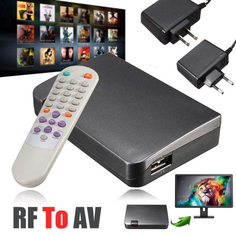 Cables & Connectors | RF to AV Analog TV Receiver Converter Modulator Power Adapter USB with Video EU plug Cables & Connectors Cables & Connectors