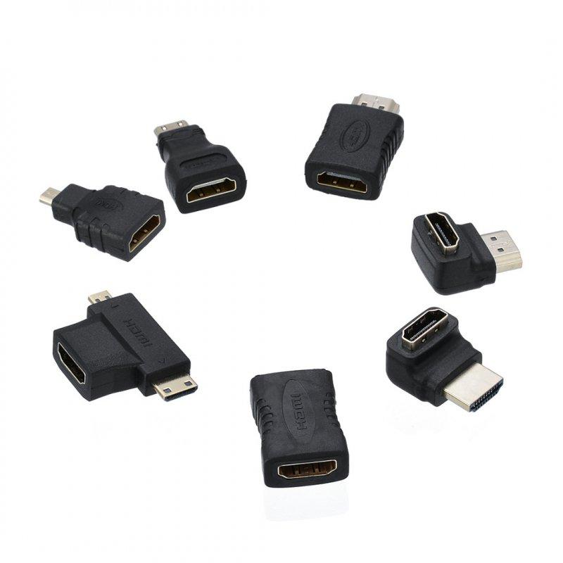 Camera Accessories | High Quality HDMI Mini Adapter Extender Converter Kit for HDTV VBOX PS3 Camera Accessories 7-in-1 suit