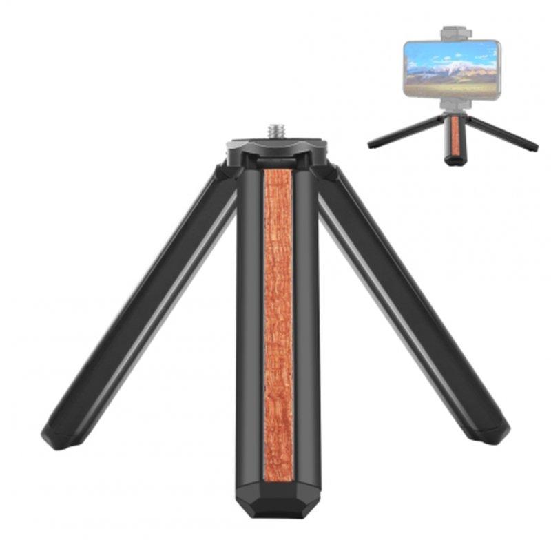 Camera Accessories | Inlaid Wood Desktop Live Tripod Multi-function Mobile Phone Holder Folding Portable 1/4 Screw Mini Tripod For Photography Camera Tripod PU620B Camera Accessories Camera Accessories