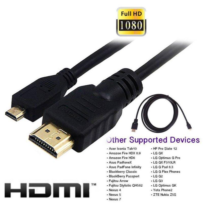 Electronic Accessories | Micro HDMI to HDMI 1080P Data Cable for Smartphones Tablets 2M Electronic Accessories 2m