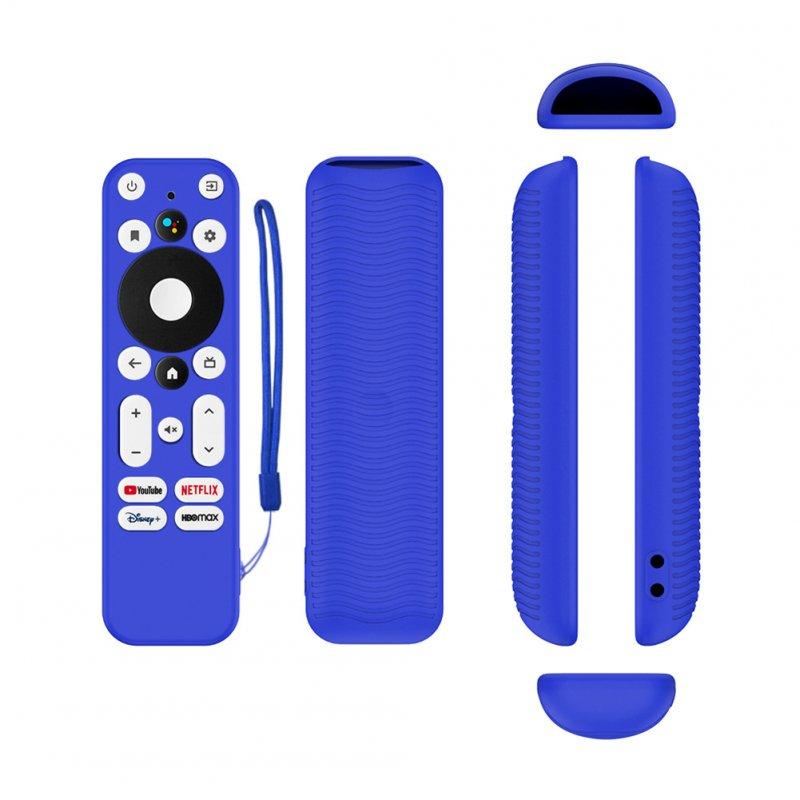 TV Boxes Accessories | Remote Controller Case Protective Cover for Android TV 4k Uhd Streaming Devic Blue Home Audio & Video Blue