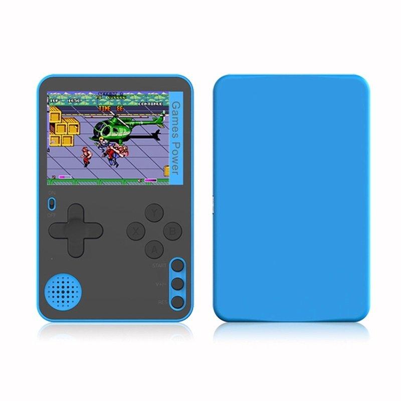 Video Games Console | K10 Handheld Video Games Console Built-in 500 Retro Classic Games Gaming Player Mini Pocket Gamepads blue Video Games Blue